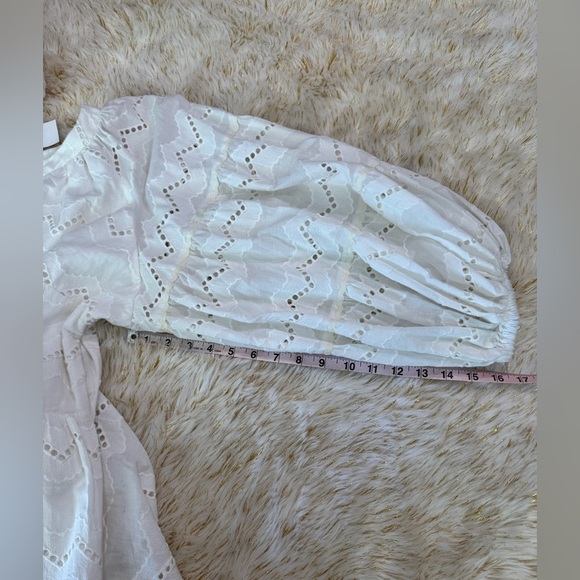 NWT Charina Sarte resort white dress size L - Picture 10 of 13